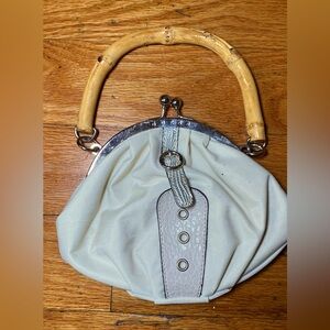 GUESS BAMBOO HANDLE MINI PURSE